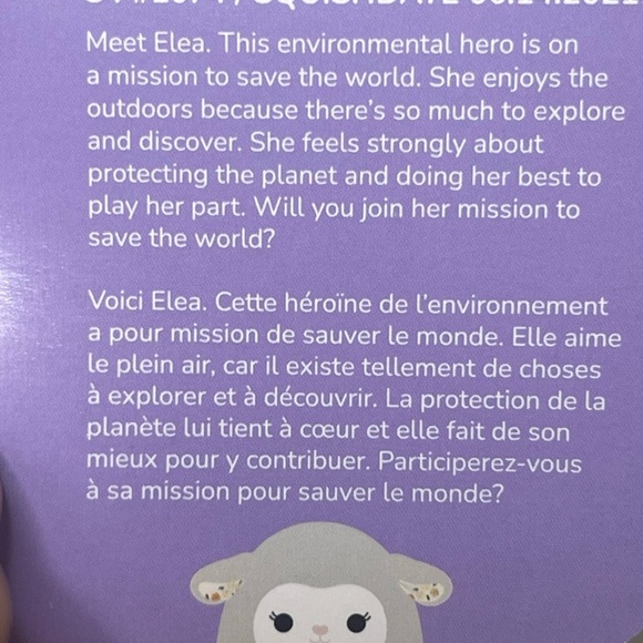 BNWT Elea the Lamb Easter Squishmallow​​ - Picture 5 of 5